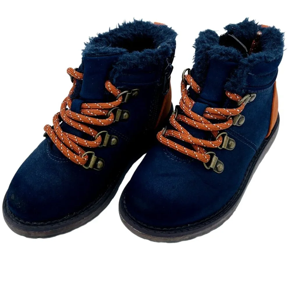 Cat & Jack Toddler Girl's Navy Blue Boots Size: 9